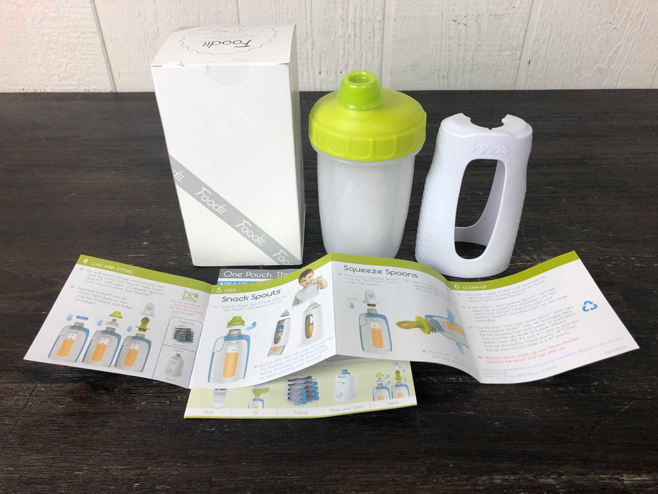 used BUNDLE Kiinde System Accessories, Foodie and Natural Feeding Bottle