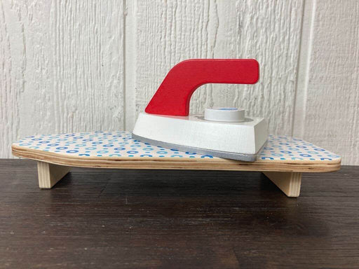 used Wooden Ironing Board And Iron