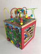 used ALEX Toys Discover My Busy Town Wooden Activity Cube