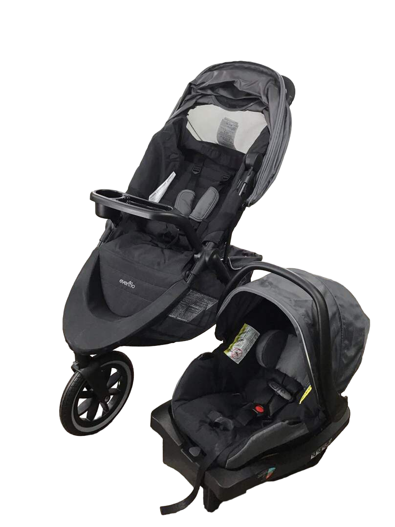 Evenflo Folio3 Stroll Jog Travel System With Litemax 35 Infant Car S
