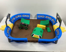 secondhand Monster Jam Dirt Arena 24" Playset