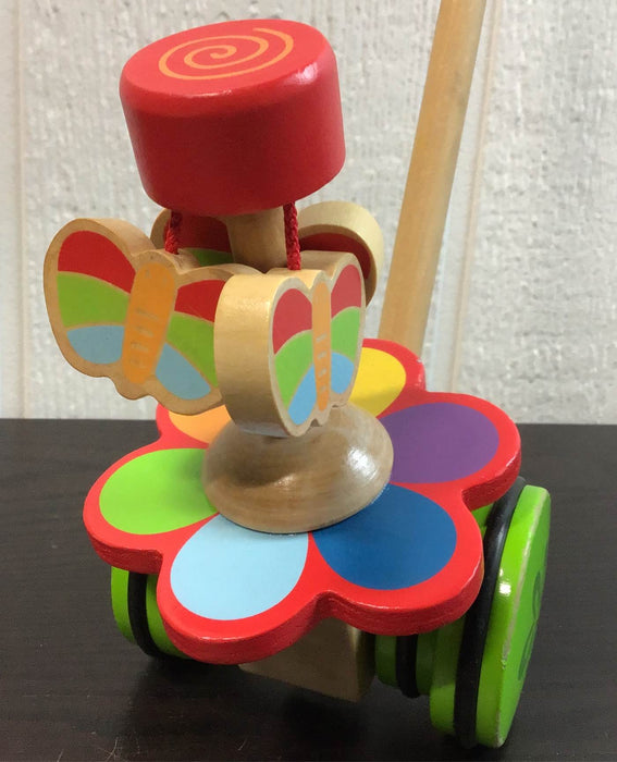 secondhand Hape Dancing Butterflies Push And Pull Toy