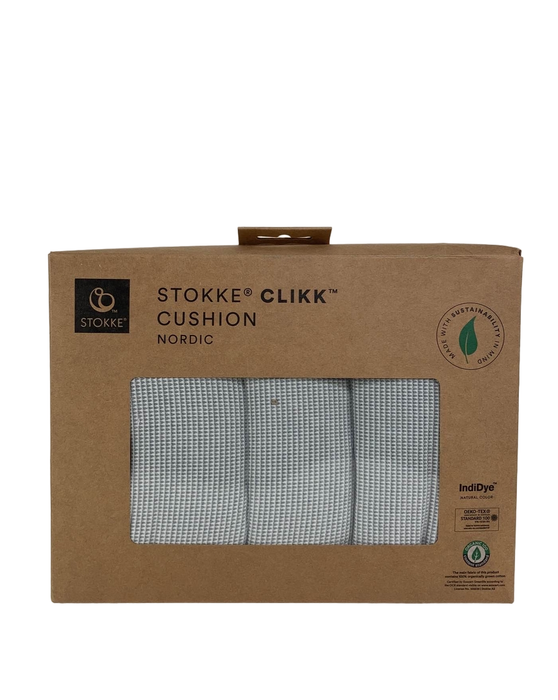 used Stokke Clikk Cushion, Nordic Grey