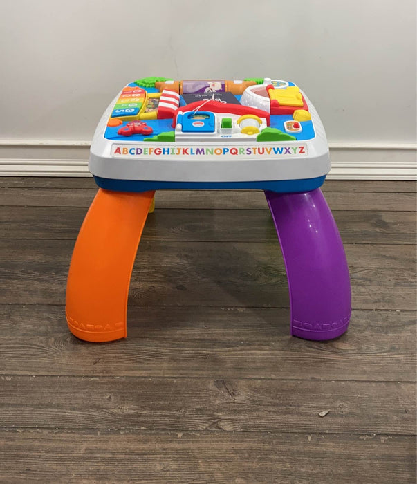 used Fisher Price Laugh & Learn Learning Table, Puppy & Friends