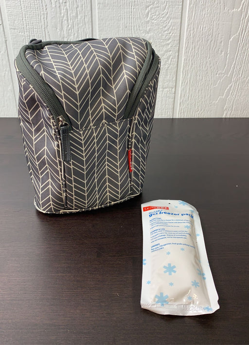 used Skip Hop Insulated Breastmilk Cooler And Baby Bottle Bag