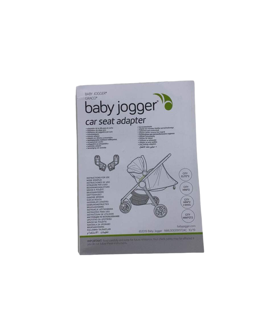 Baby Jogger Car Seat Adapter For (City Elite 2, City Mini 2, City Mini