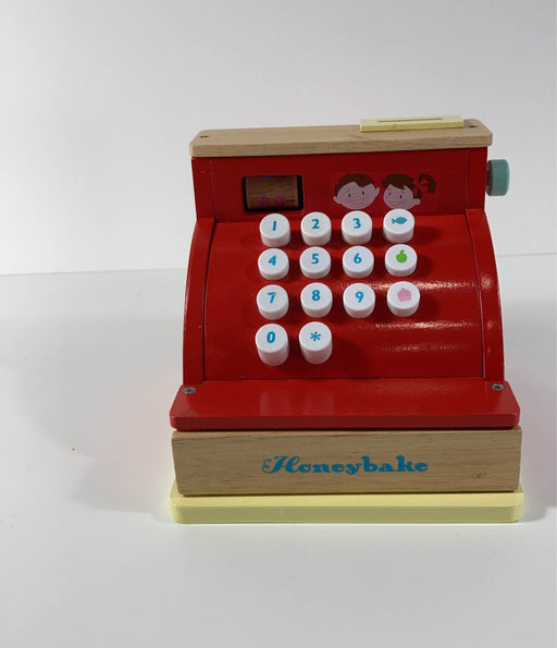 used Le Toy Van Honeybake Wooden Cash Register