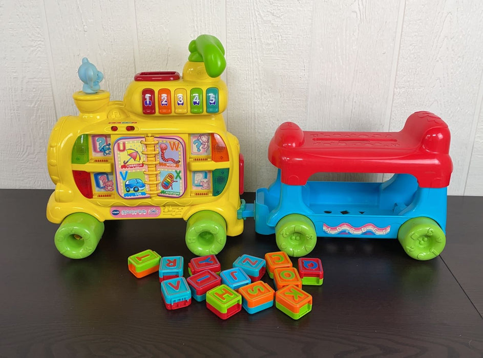 used VTech Sit To Stand Alphabet Train