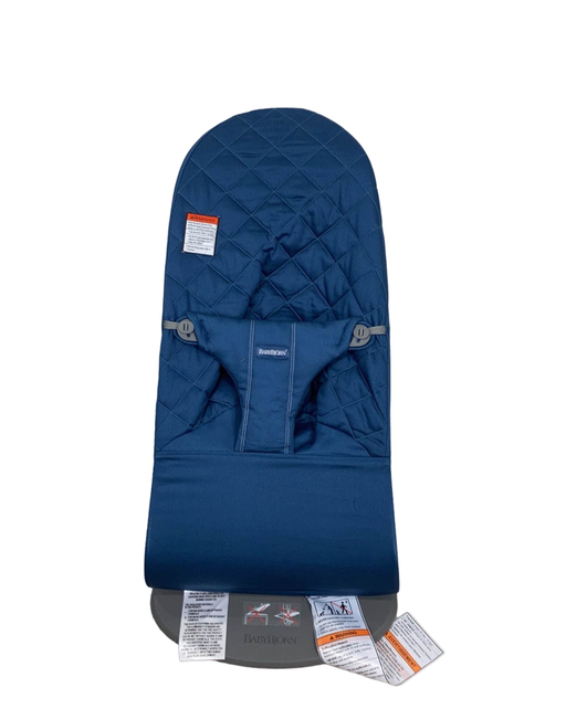 BabyBjorn Bouncer Bliss Woven Classic Quilt Midnight Blue