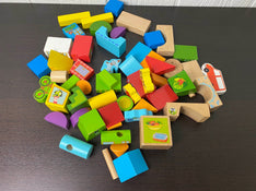 used Hape Wooden PBS Kids Blocks