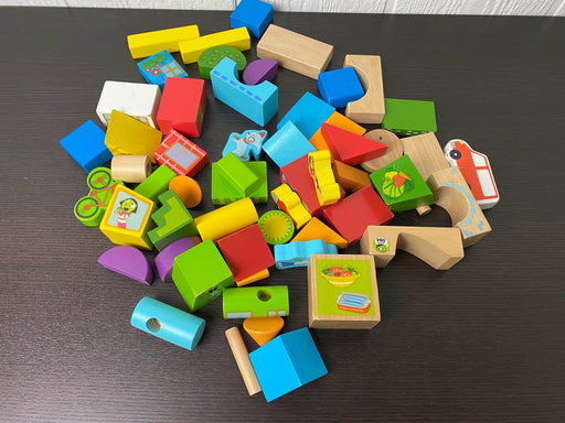 used Hape Wooden PBS Kids Blocks