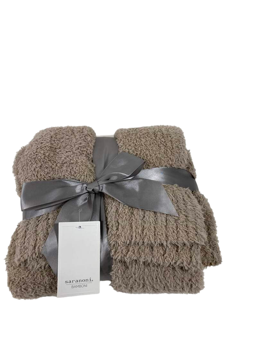 Shop Saranoni Receiving Blanket, Taupe at GoodBuy Gear