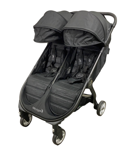 used Baby Jogger City Tour 2 Double Stroller, 2022, pitch black