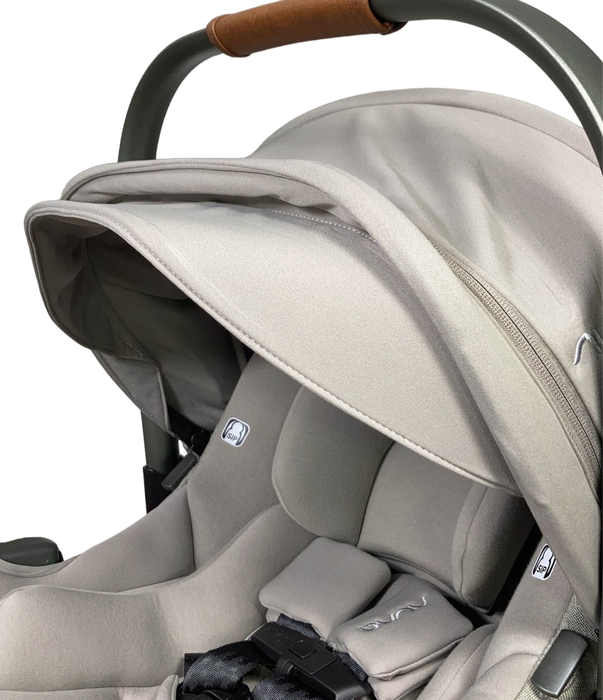 secondhand Nuna PIPA rx Infant Car Seat with RELX Base, 2023, Hazelwood