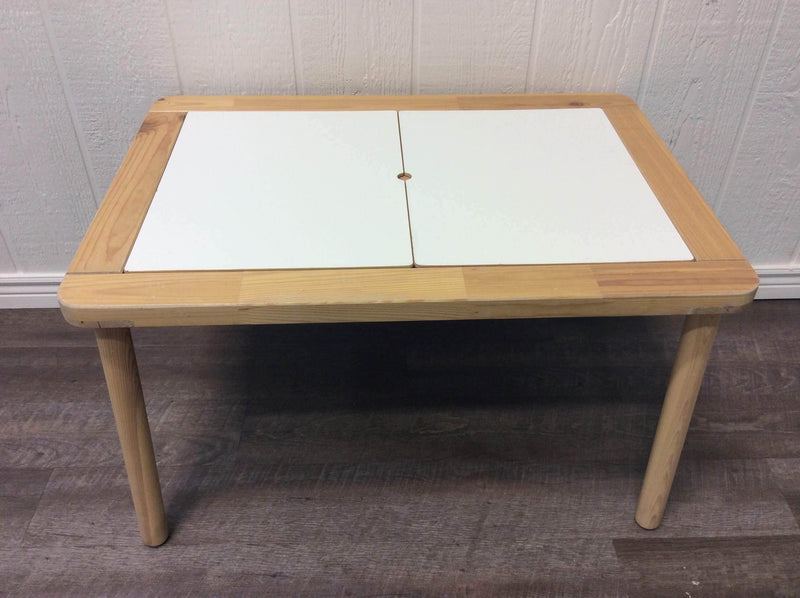IKEA FLISAT Desk/Sensory Table With Trofast Tubs