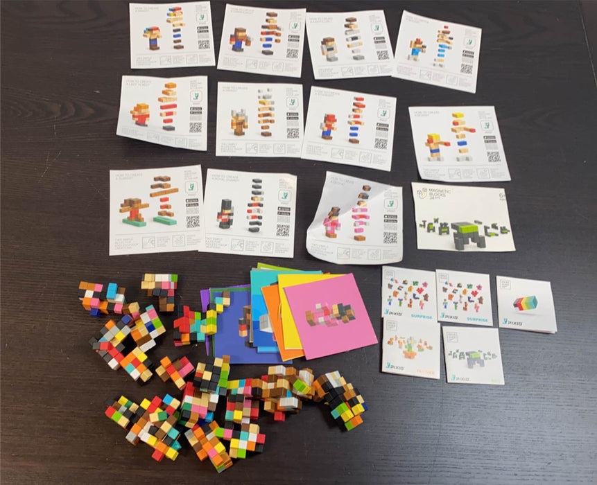 used Pixio Magnetic Building Blocks