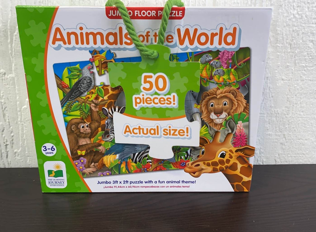 The Learning Journey Floor Puzzle, Animals Of The World