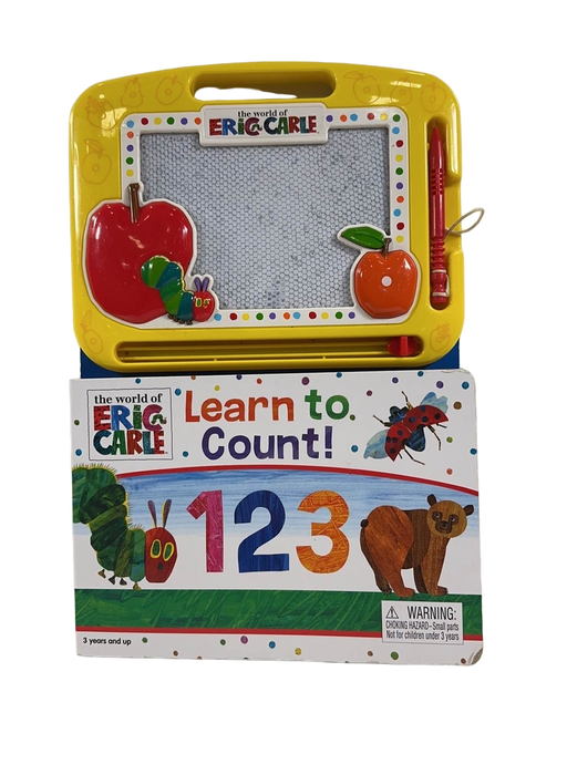 used Eric Carle Learn To Count Drawing Board and Book