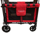 used Wonderfold W2 Original Multifunctional Double Stroller Wagon, 2021, Red