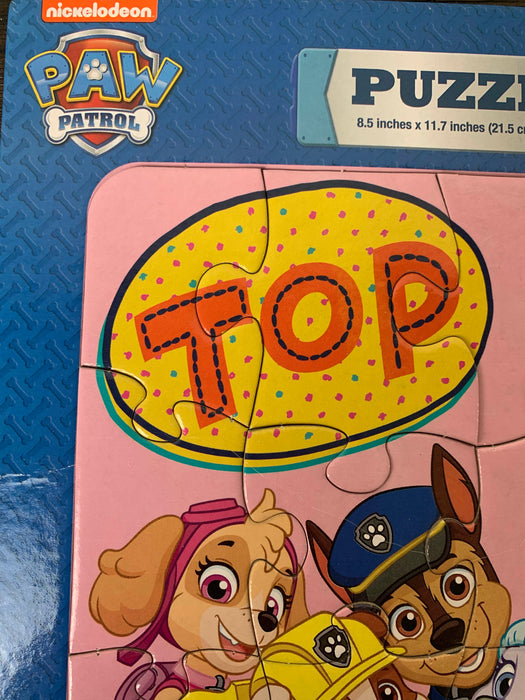 secondhand Nickelodeon Paw Patrol 16 Piece Puzzle