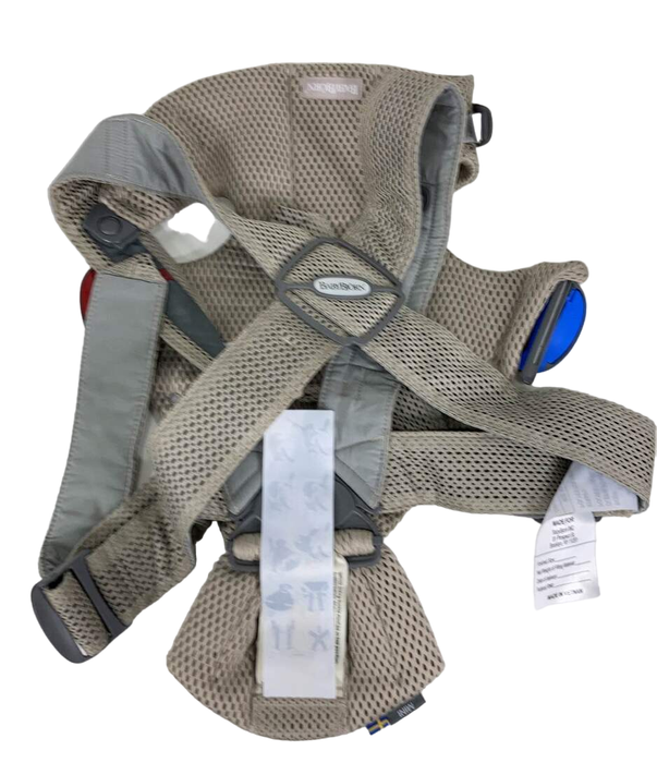 Shop BabyBjorn Baby Carrier Mini, Gray Beige 3D Mesh at GoodBuy Gear