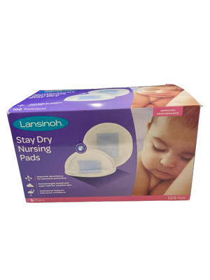 Lansinoh Care Stay Dry Nursing Pads, 60 count