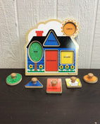 secondhand Melissa & Doug Jumbo Knob Puzzle