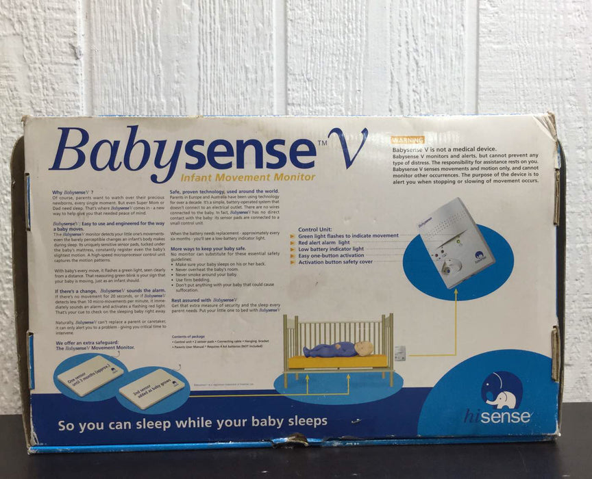 secondhand Babysense V Infant Movement Monitor