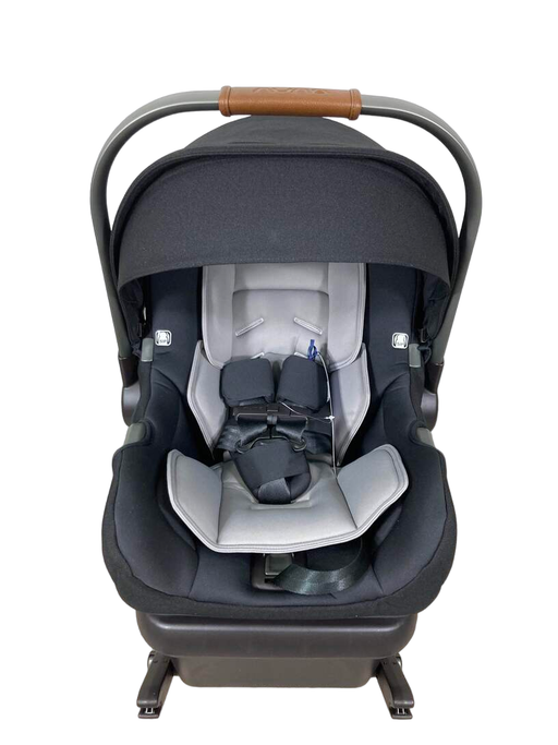 used Nuna PIPA Infant Car Seat, Caviar, 2022