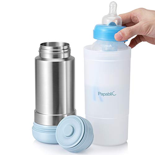 used Papablic Mini Portable Travel Baby Bottle Warmer