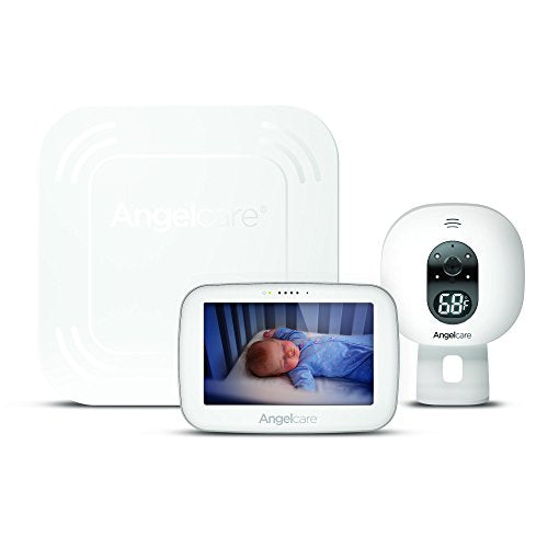 used Angelcare Video And Sound With Wireless Movement Sensor Pad Baby Monitor