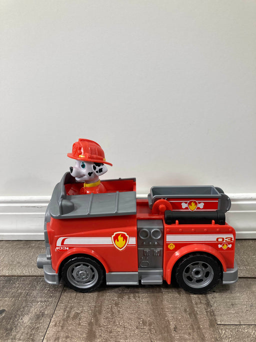 used PAW Patrol Fire Engine With Marshall Toy