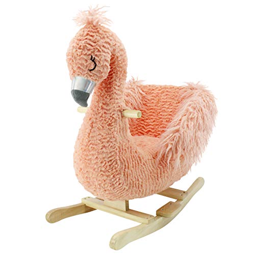 used Soft Landing Joyrides Flamingo Rocking Toy