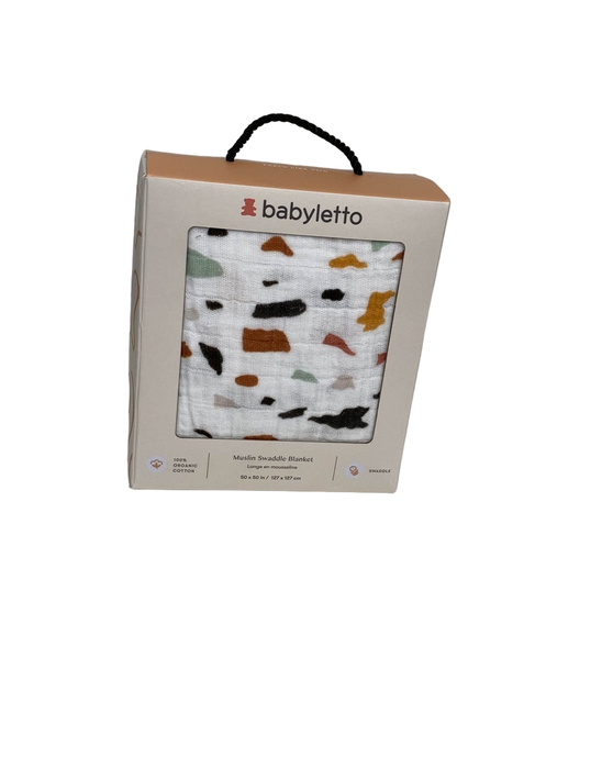 secondhand Babyletto Muslin Crib Sheet, Terrazzo