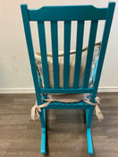 secondhand Pier One Rock Point Rocking Chair, Aqua