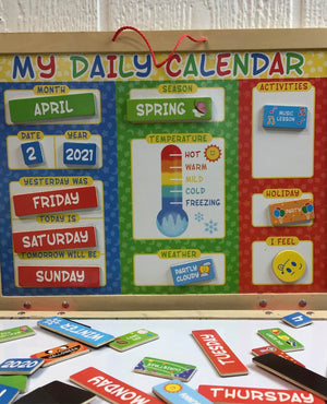 Melissa & Doug My First Daily Magnetic Calendar