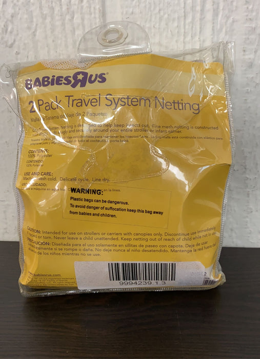 secondhand Babies R Us 2 Pack Travel System Netting