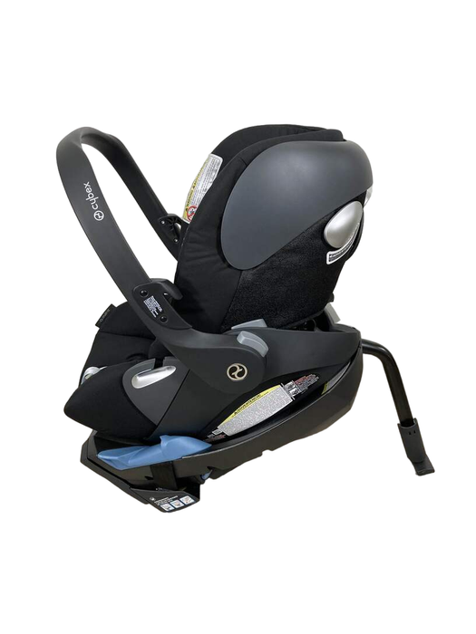 secondhand Cybex Cloud Q Infant Car Seat with SensorSafe, Stardust Black, 2022