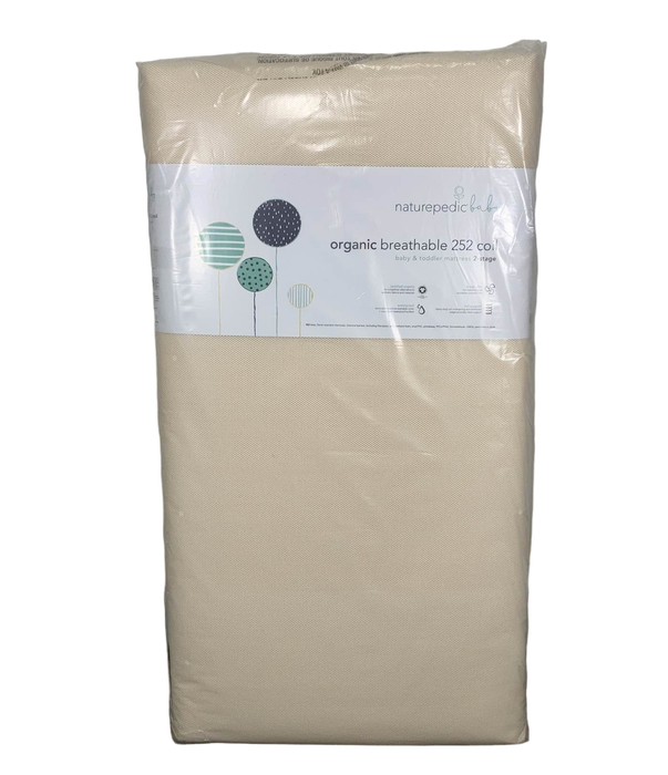 Shop Naturepedic Organic Breathable 252 Coil Baby & Toddler 2 Stage Mattress at GoodBuy Gear