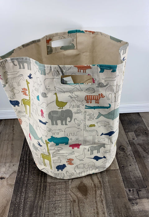 secondhand Pehr Designs Canvas Hamper, Noah's Ark