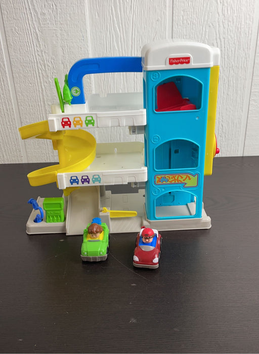 used Fisher Price Little People Helpful Neighbors Wheelie Garage