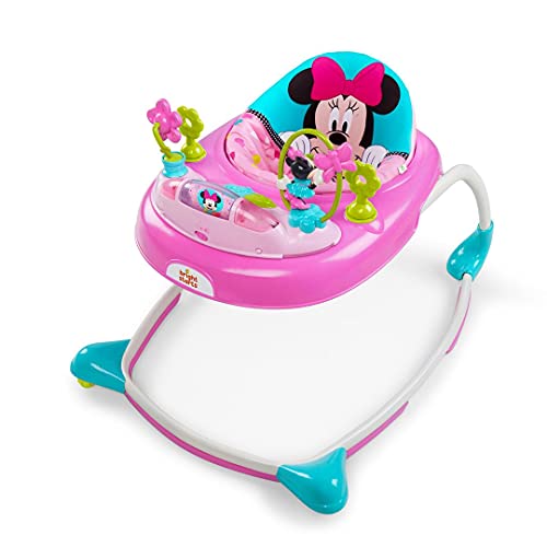 used Bright Starts Disney Baby Minnie Mouse Baby Walker With Activity Station