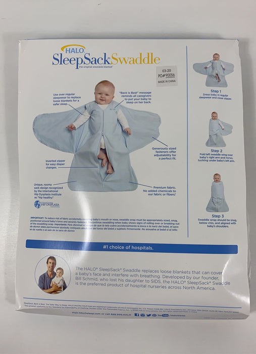 Shop Halo Cotton Sleepsack, Heather grey, S at GoodBuy Gear