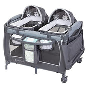 used Baby Trend Lil' Snooze Deluxe III for Twins, Cozy Grey