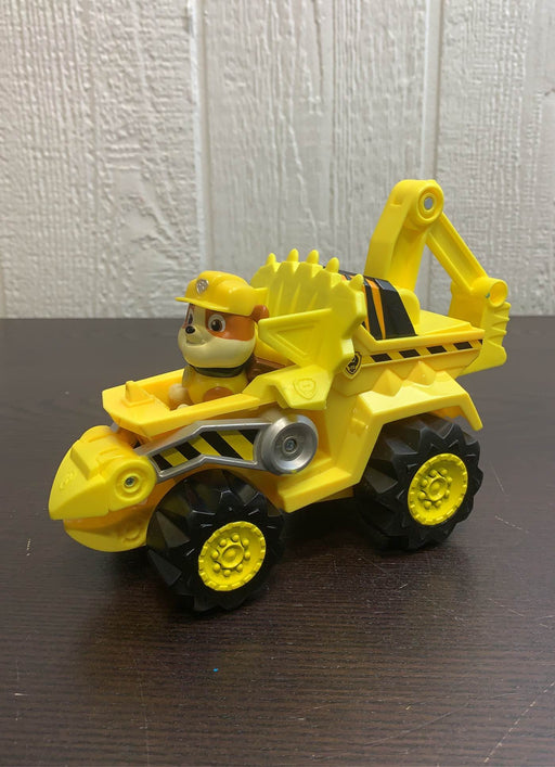 used PAW Patrol Dino Rescue Deluxe Rev Up Vehicle, Rubbles