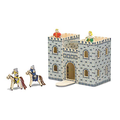 Melissa & Doug Fold & Go Wooden Princess Castle