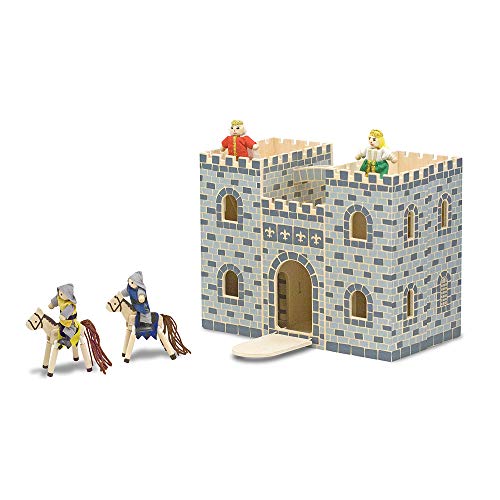 used Melissa & Doug Fold & Go Wooden Princess Castle