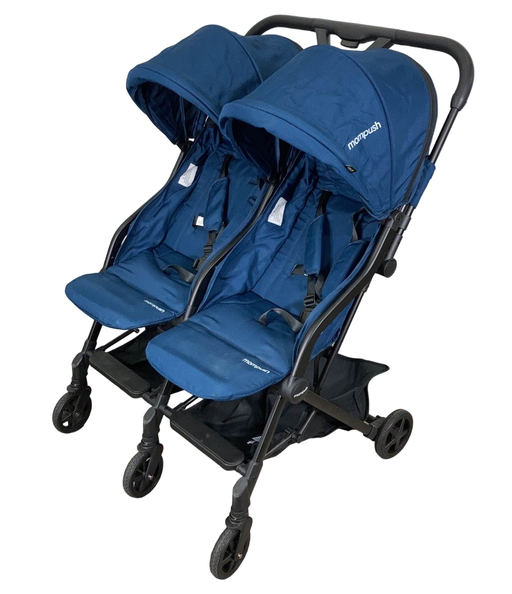 Shop Mompush Lithe Double Stroller, Navy, 2022 at GoodBuy Gear