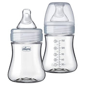 Shop Chicco Duo 5 Oz. 2-Pack Hybrid Baby Bottles, Clear at GoodBuy Gear