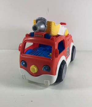 Little people lift n lower sales fire truck